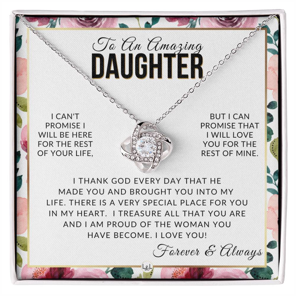 Daughter Gift - I Love You - Meaningful Gift For Her Birthday, Christmas or For Graduation - Liliana and Liam