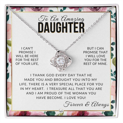 Daughter Gift - I Love You - Meaningful Gift For Her Birthday, Christmas or For Graduation - Liliana and Liam