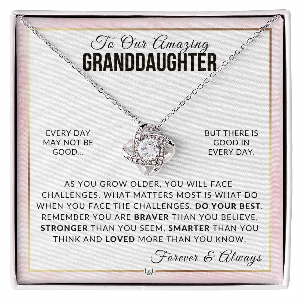Gift For Our Granddaughter - Your Best - Meaningful Granddaughter Gift For Her Birthday, Christmas or For Graduation - Liliana and Liam