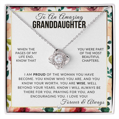 Granddaughter Gift - The Best Part - Meaningful Granddaughter Gift For Her Birthday, Christmas or For Graduation - Liliana and Liam