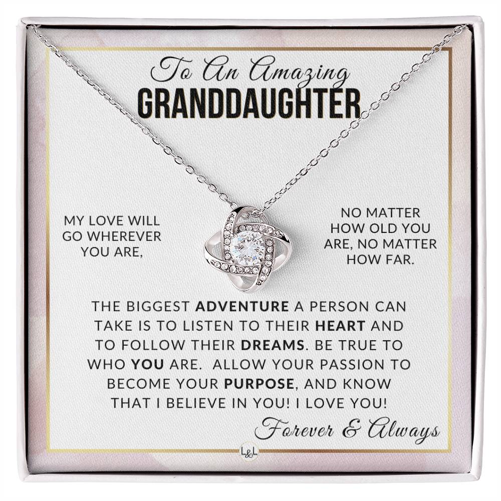 Granddaughter Gift - Passion to Purpose - Meaningful Granddaughter Gift For Her Birthday, Christmas or For Graduation