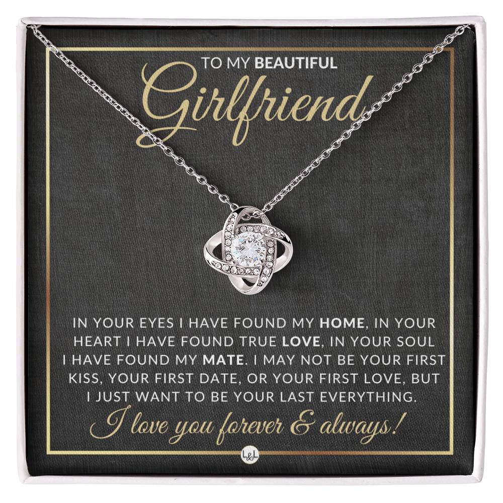 Unique Gift For Girlfriend - Pendant Necklace - Sentimental and Romantic Christmas Gift, Valentine's Day, Birthday or Anniversary Present