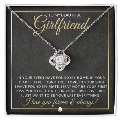 Unique Gift For Girlfriend - Pendant Necklace - Sentimental and Romantic Christmas Gift, Valentine's Day, Birthday or Anniversary Present - Liliana and Liam