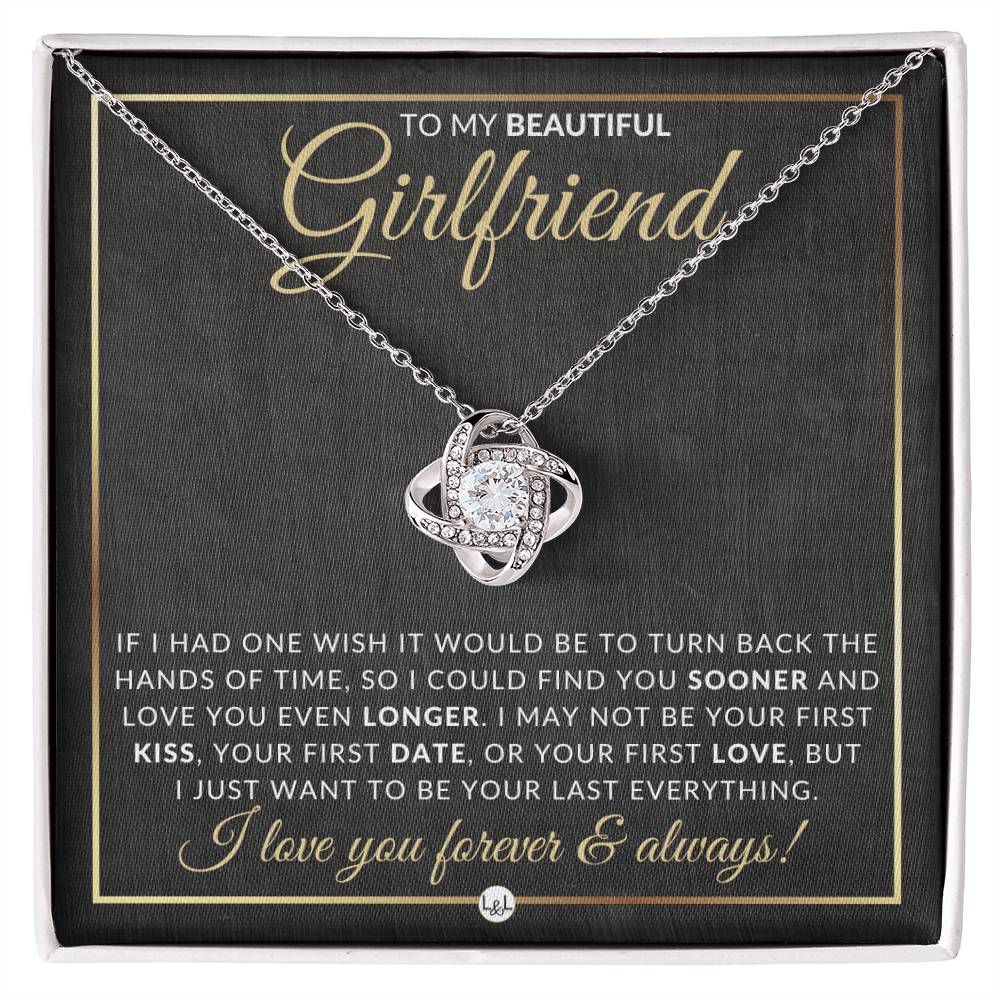 Special Gift For Girlfriend - Pendant Necklace - Sentimental and Romantic Christmas Gift, Valentine's Day, Birthday or Anniversary Present