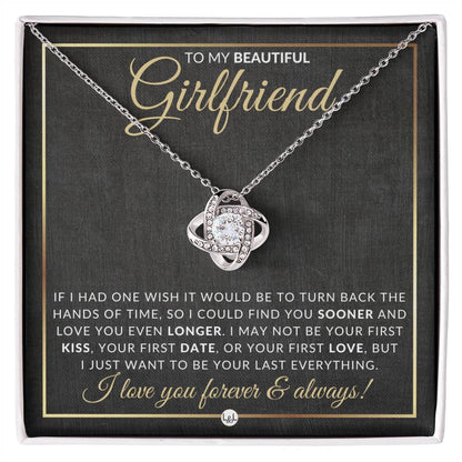 Special Gift For Girlfriend - Pendant Necklace - Sentimental and Romantic Christmas Gift, Valentine's Day, Birthday or Anniversary Present - Liliana and Liam