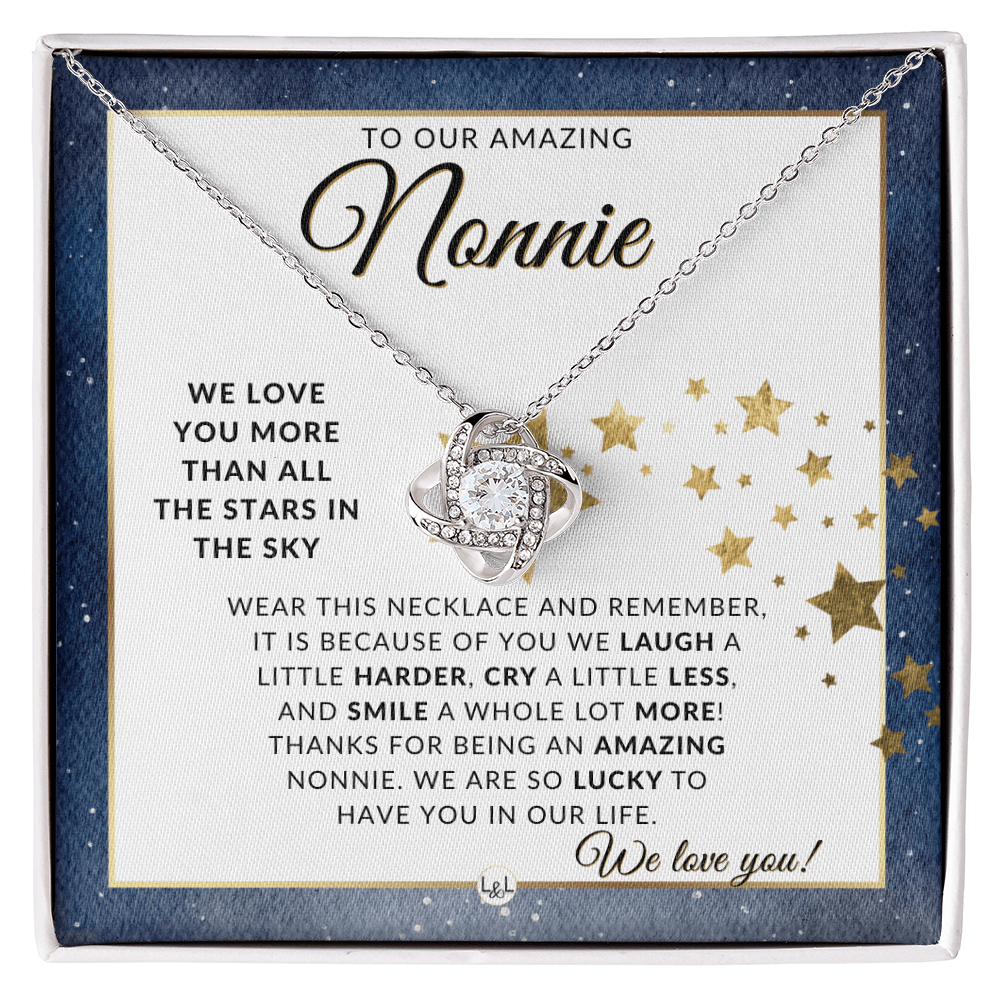 Our Nonnie Gift - Meaningful Necklace - Great For Mother's Day, Christmas, Her Birthday, Or As An Encouragement Gift
