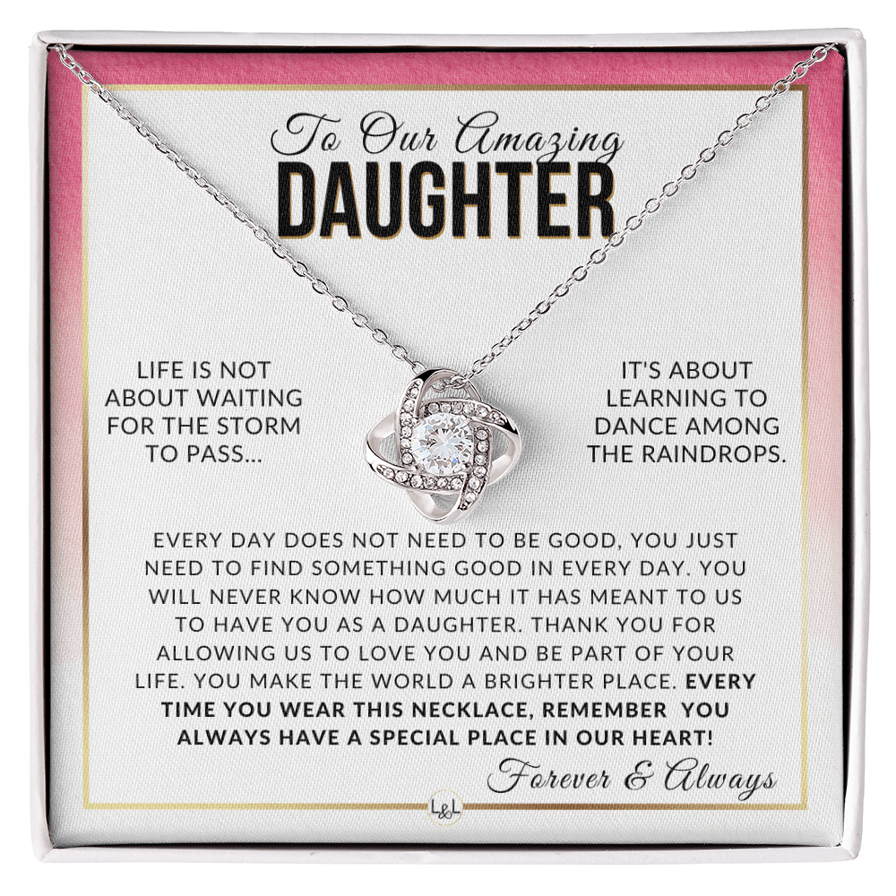 Gift For Our Daughter - Dance - Meaningful Gift For Her Birthday, Christmas or For Graduation - Liliana and Liam