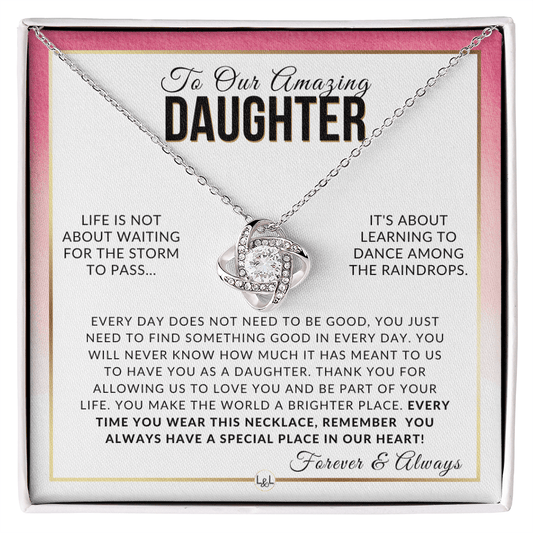 Gift For Our Daughter - Dance - Meaningful Gift For Her Birthday, Christmas or For Graduation - Liliana and Liam