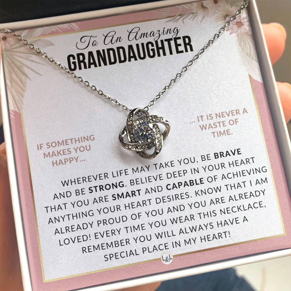 Granddaughter Gift - Special Place In My Heart - Meaningful Granddaughter Gift For Her Birthday, Christmas or For Graduation