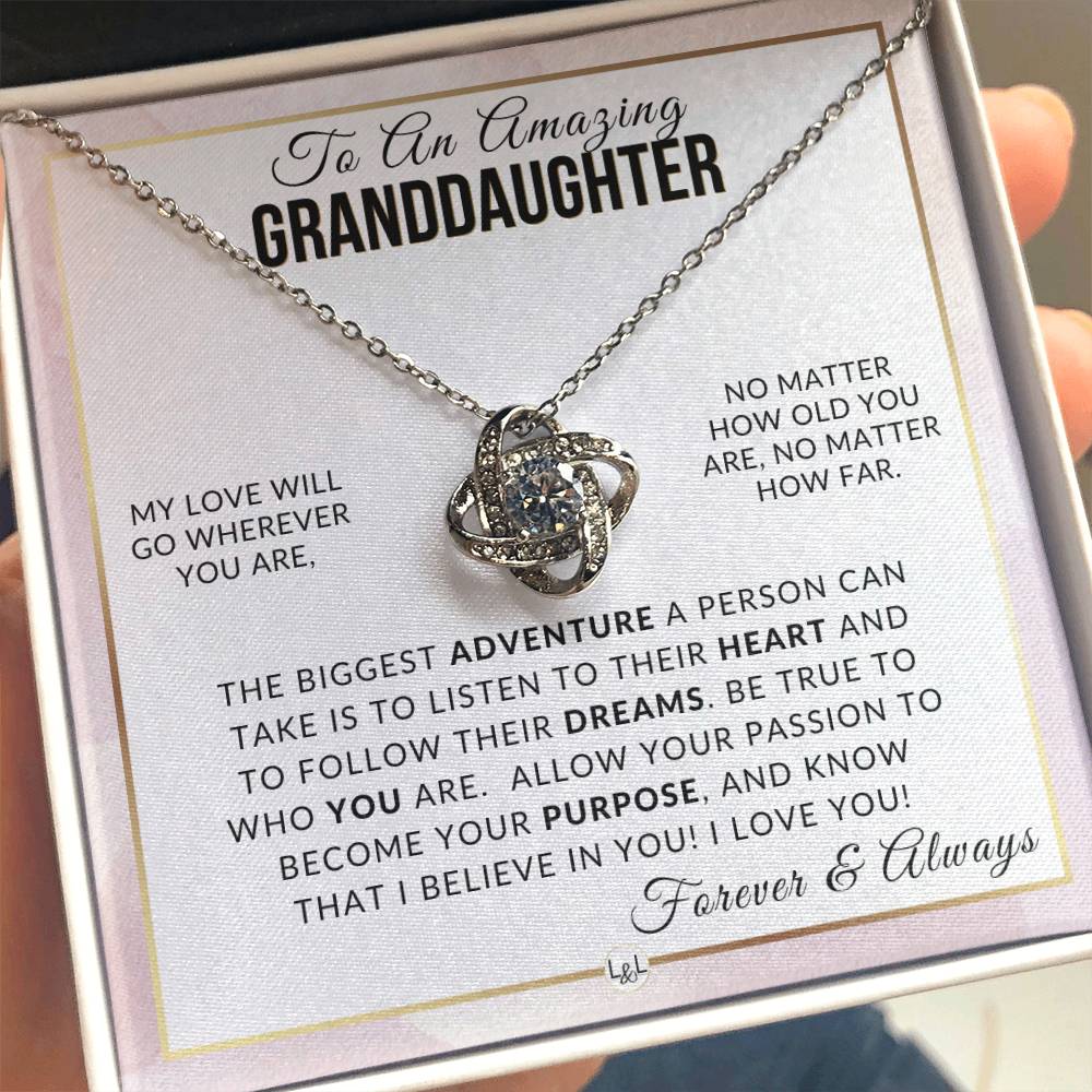Granddaughter Gift - Passion to Purpose - Meaningful Granddaughter Gift For Her Birthday, Christmas or For Graduation