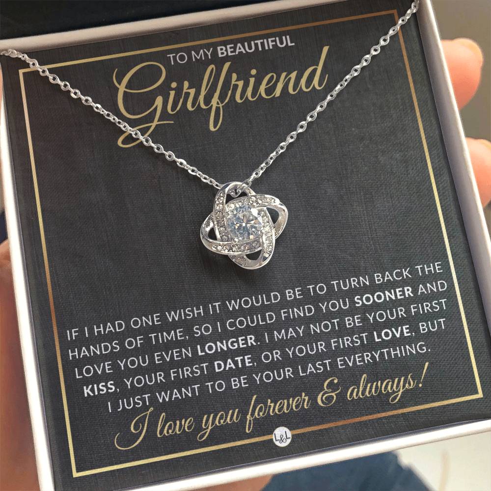 Special Gift For Girlfriend - Pendant Necklace - Sentimental and Romantic Christmas Gift, Valentine's Day, Birthday or Anniversary Present