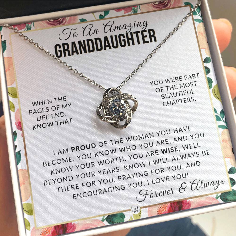 Granddaughter Gift - The Best Part - Meaningful Granddaughter Gift For Her Birthday, Christmas or For Graduation