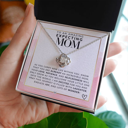 Expecting Mom Gift - Beautiful Pendant Necklace To Celebrate Mom - Great Birthday, Mother's Day or Christmas Gift Idea For Her