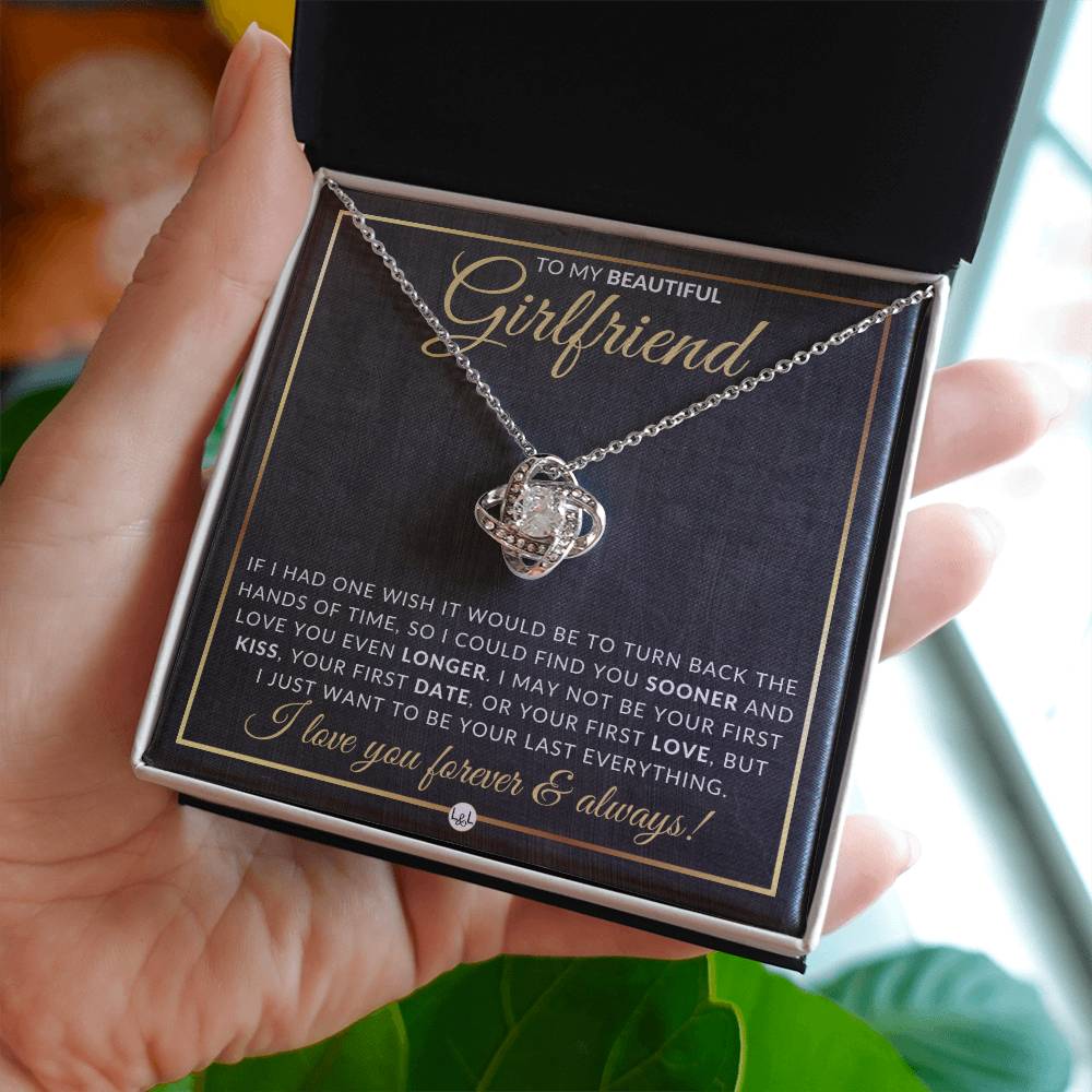 Special Gift For Girlfriend - Pendant Necklace - Sentimental and Romantic Christmas Gift, Valentine's Day, Birthday or Anniversary Present