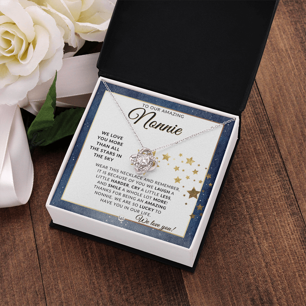 Our Nonnie Gift - Meaningful Necklace - Great For Mother's Day, Christmas, Her Birthday, Or As An Encouragement Gift