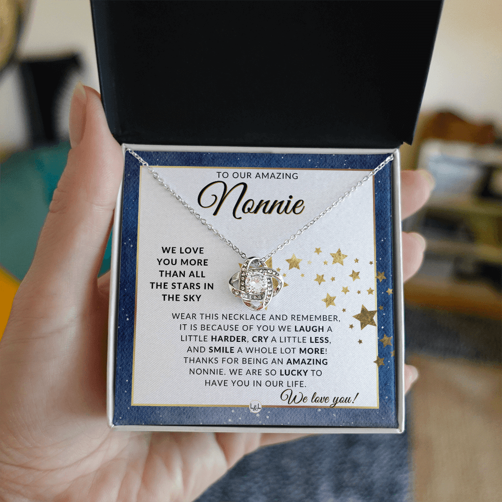 Our Nonnie Gift - Meaningful Necklace - Great For Mother's Day, Christmas, Her Birthday, Or As An Encouragement Gift