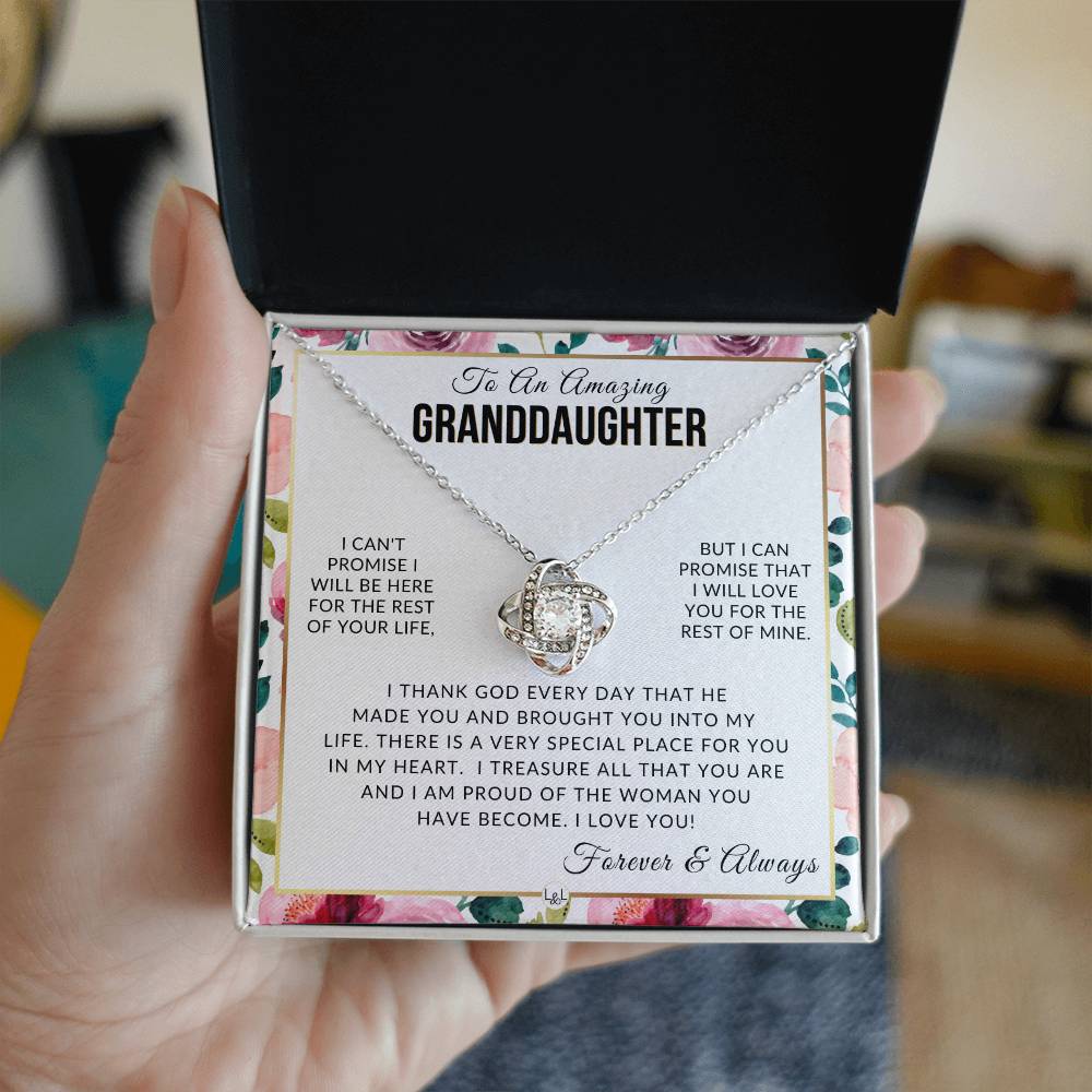 Granddaughter Gift - I Love You - Meaningful Granddaughter Gift For Her Birthday, Christmas or For Graduation