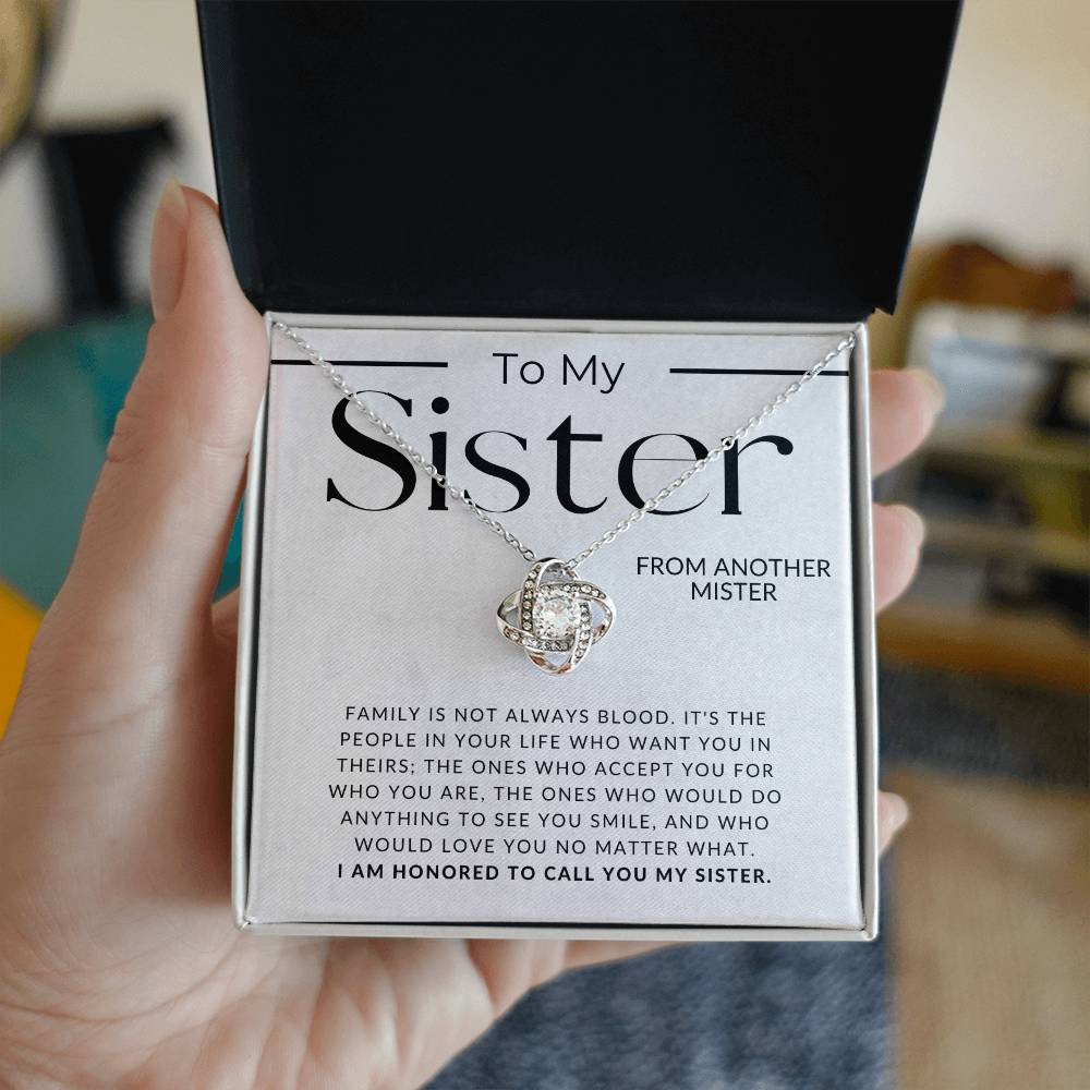 My Sister From Another Mister - For My Best Friend (Female) - Bonus Sister, Step Sister, Sister In Law - Christmas Gift, Birthday Present, Galantines Day Gifts