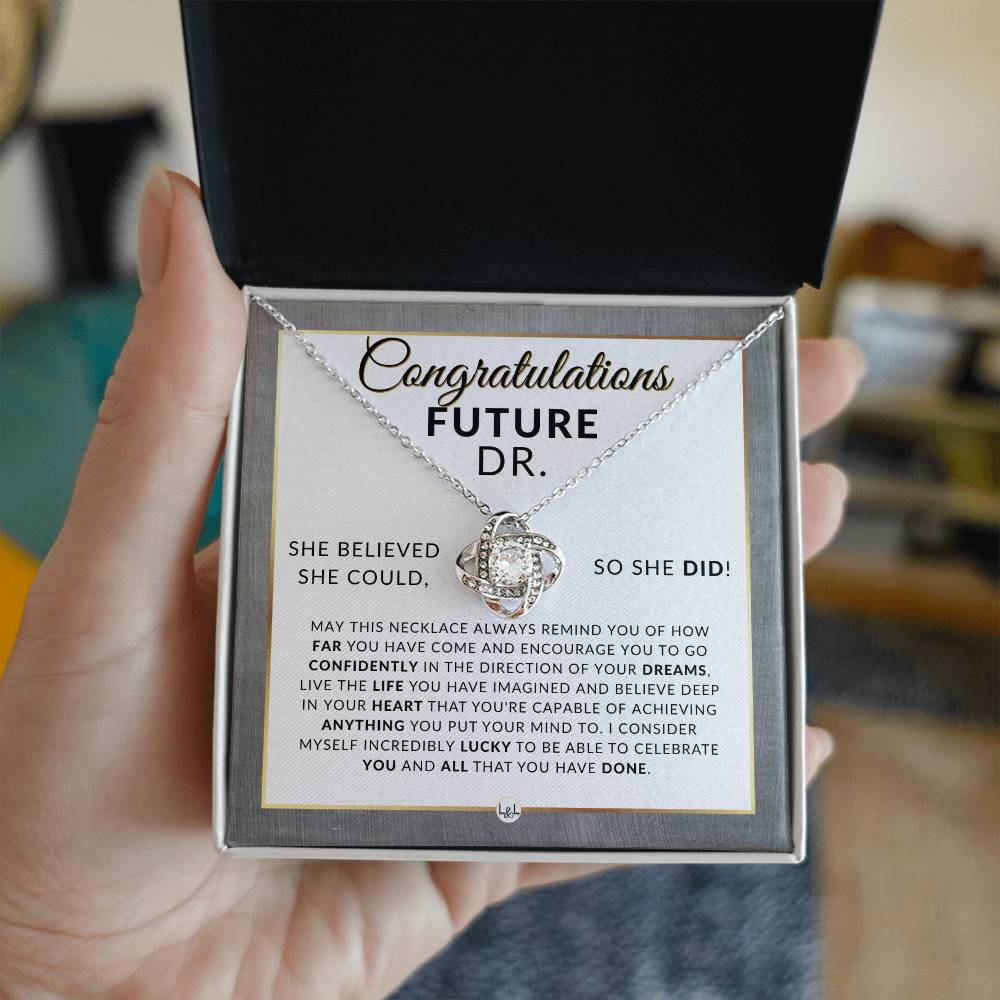 Match Day Celebration Necklace Gift – Congratulations & New Chapter Keepsake - Liliana and Liam