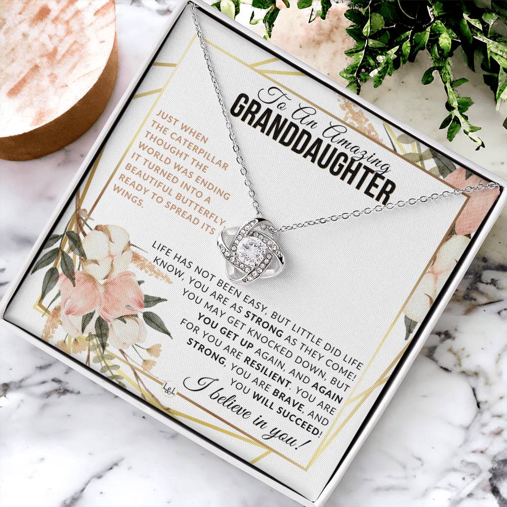 Granddaughter Gift - Spread Your Wings - Meaningful Granddaughter Gift For Her Birthday, Christmas or For Graduation
