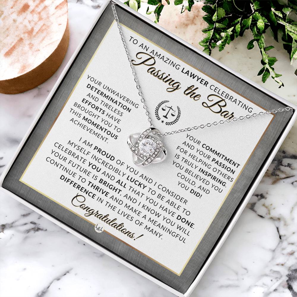 Passing The Bar - Congratulations Gift For New Lawyer, Lawyer Graduation - Law School Graduation Gift Idea For Her - Liliana and Liam