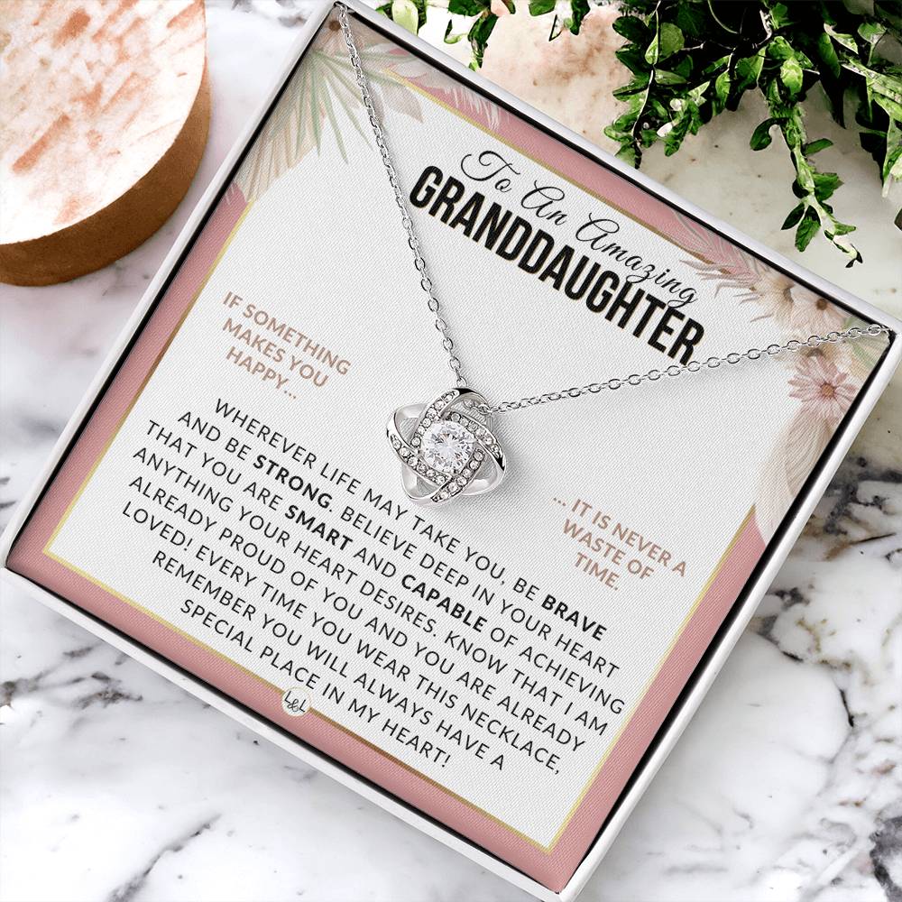 Granddaughter Gift - Special Place In My Heart - Meaningful Granddaughter Gift For Her Birthday, Christmas or For Graduation