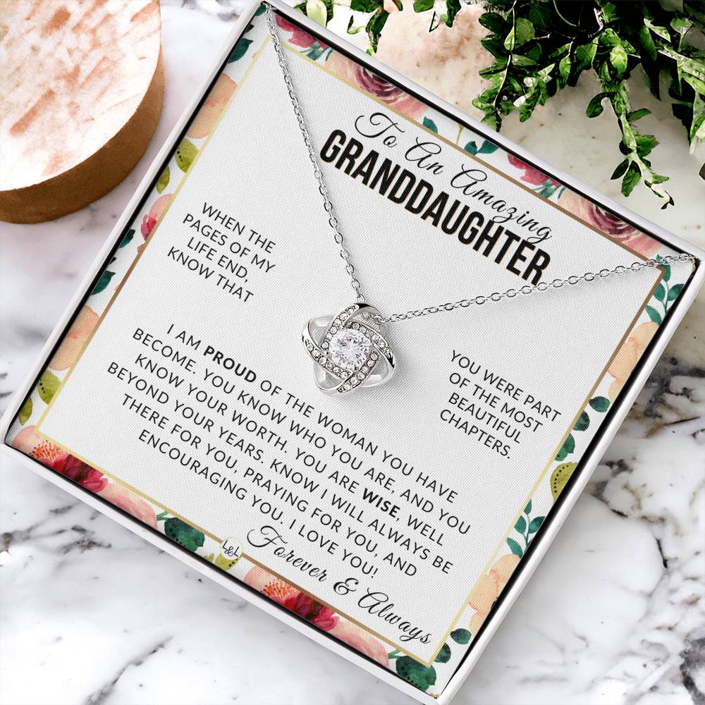 Granddaughter Gift - The Best Part - Meaningful Granddaughter Gift For Her Birthday, Christmas or For Graduation
