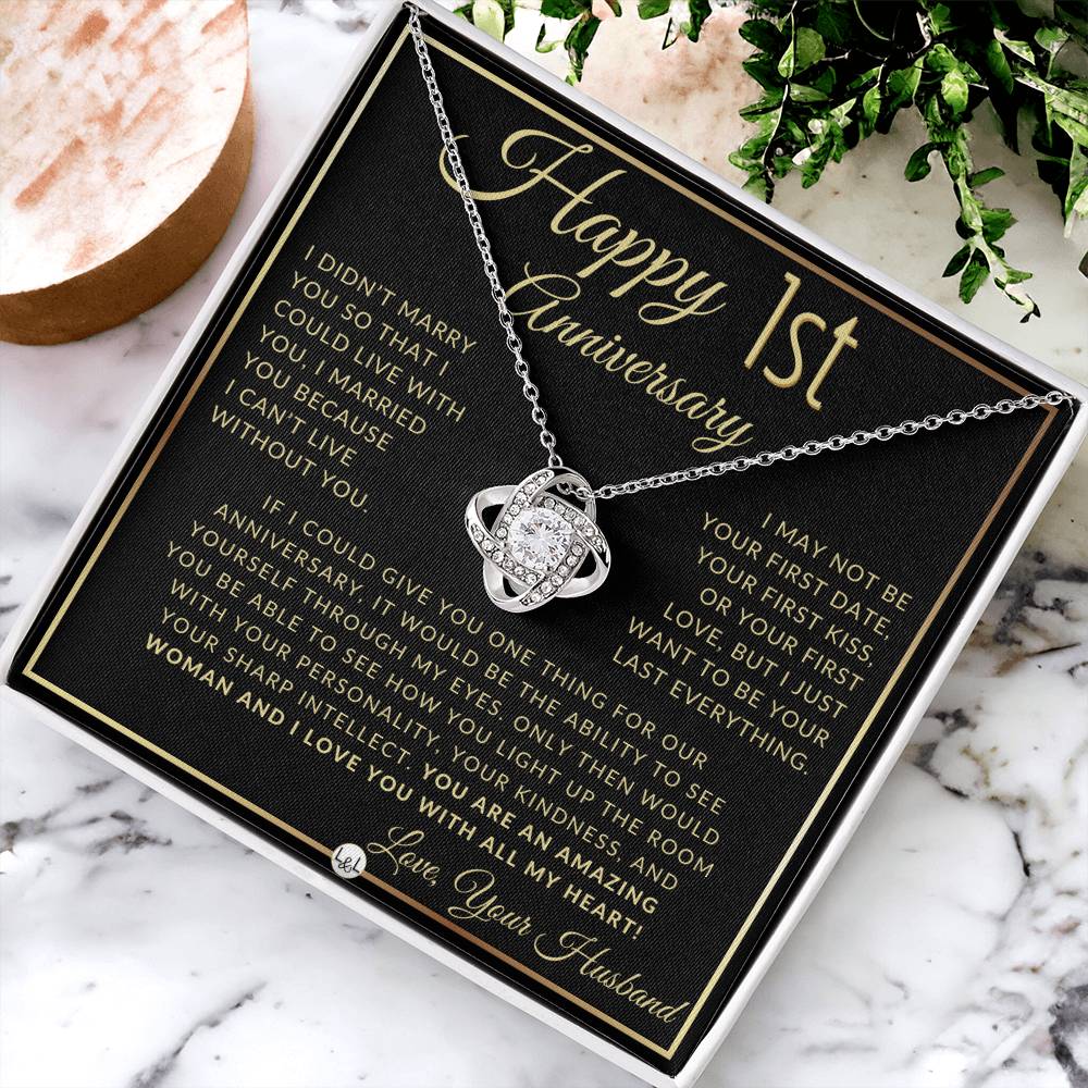 1st Anniversary Gift For Wife Beautiful Women's Pendant Necklace