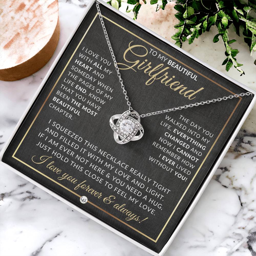 Best Gift For Girlfriend - Pendant Necklace - Sentimental and Romantic Christmas Gift, Valentine's Day, Birthday or Anniversary Present