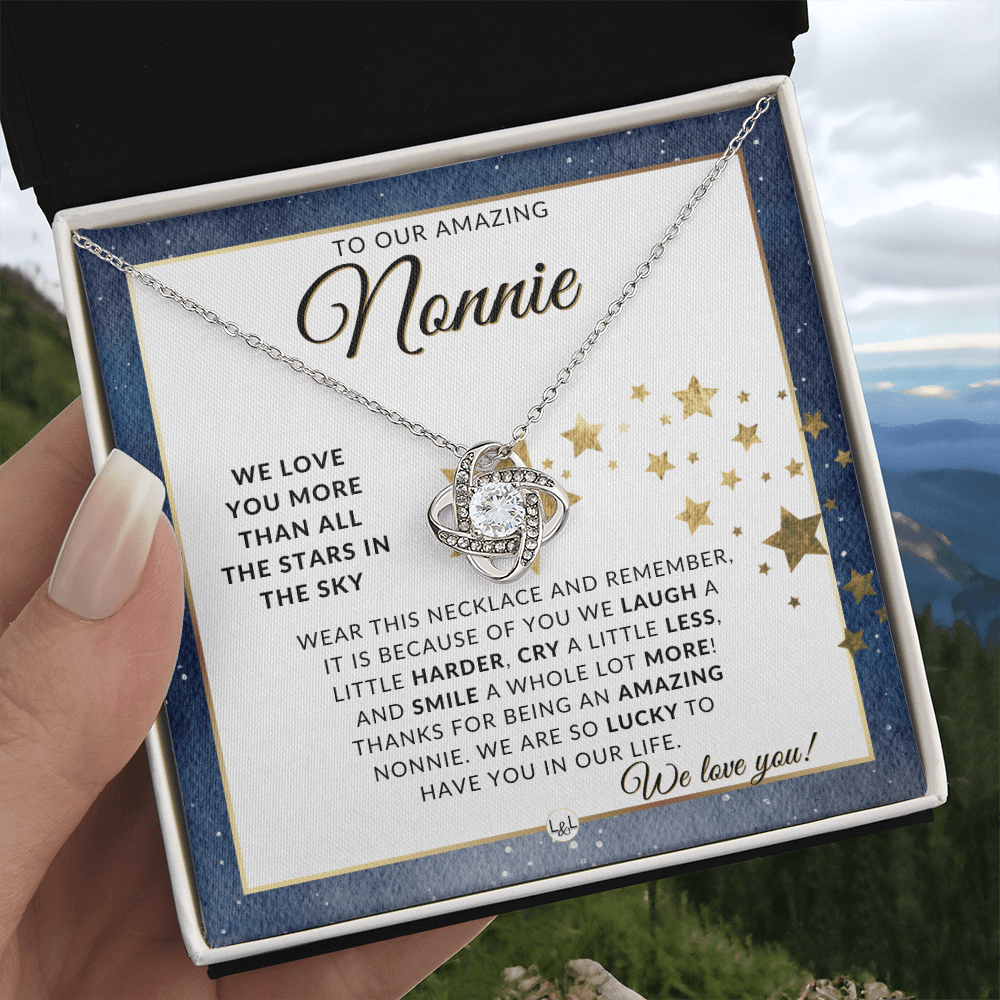 Our Nonnie Gift - Meaningful Necklace - Great For Mother's Day, Christmas, Her Birthday, Or As An Encouragement Gift