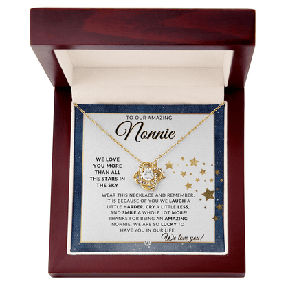 Our Nonnie Gift - Meaningful Necklace - Great For Mother's Day, Christmas, Her Birthday, Or As An Encouragement Gift