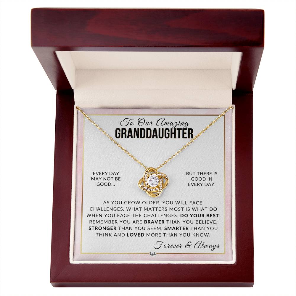 Gift For Our Granddaughter - Your Best - Meaningful Granddaughter Gift For Her Birthday, Christmas or For Graduation - Liliana and Liam