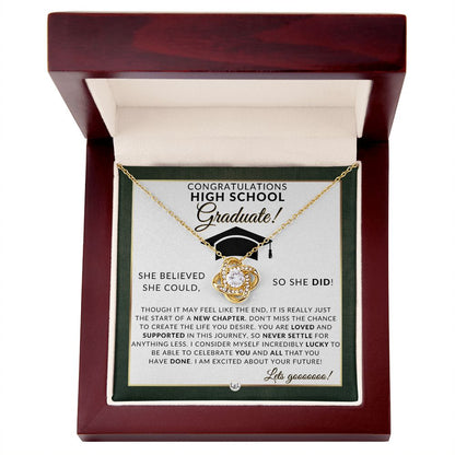 2023 High School Grad Gifts For Her - Meaningful Milestone Necklace - 2023 HS Graduation Gift Idea For A Graduating Girl