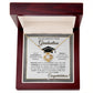 Grad Gift For Her - Pendant Necklace + Heartfelt Graduation Message - Gift Idea For The Graduate - Liliana and Liam