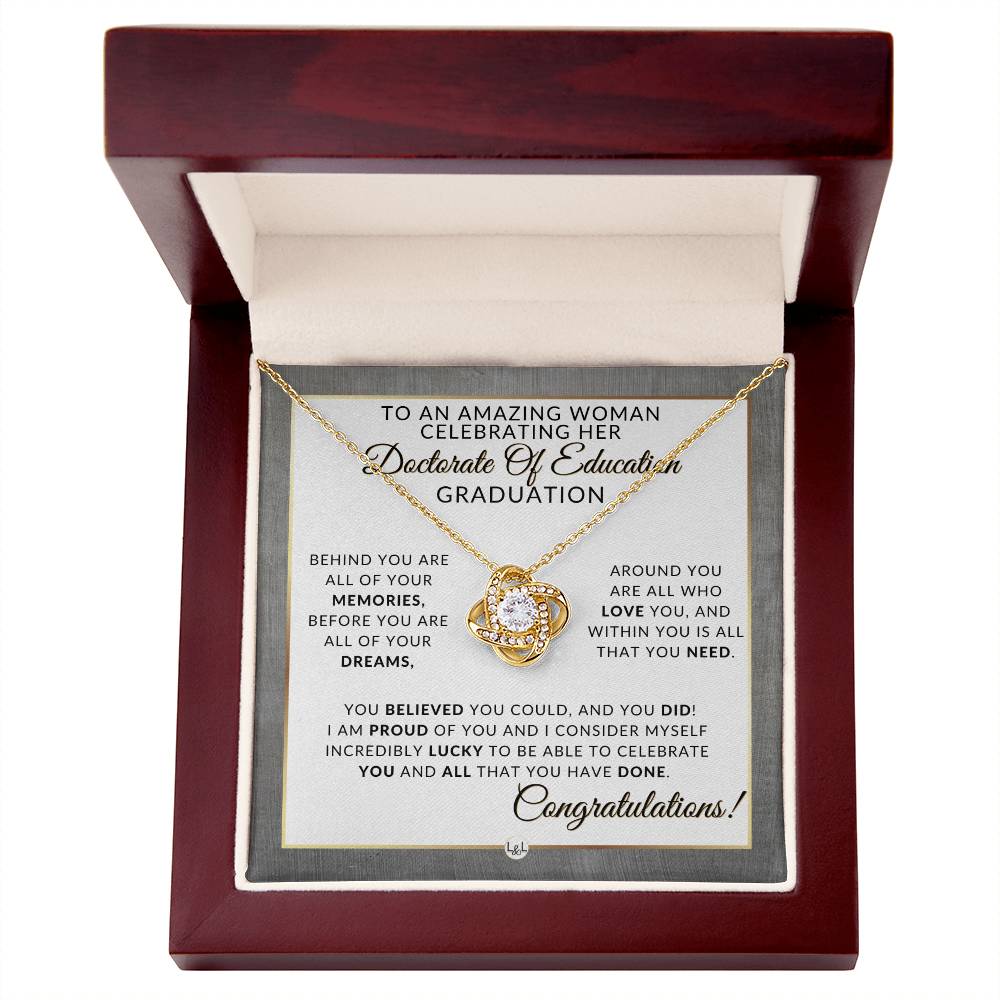 Doctorate of Education Gift - EDD Graduation Gift Idea For Her - 2024 Graduation Gift Idea For Her - Liliana and Liam