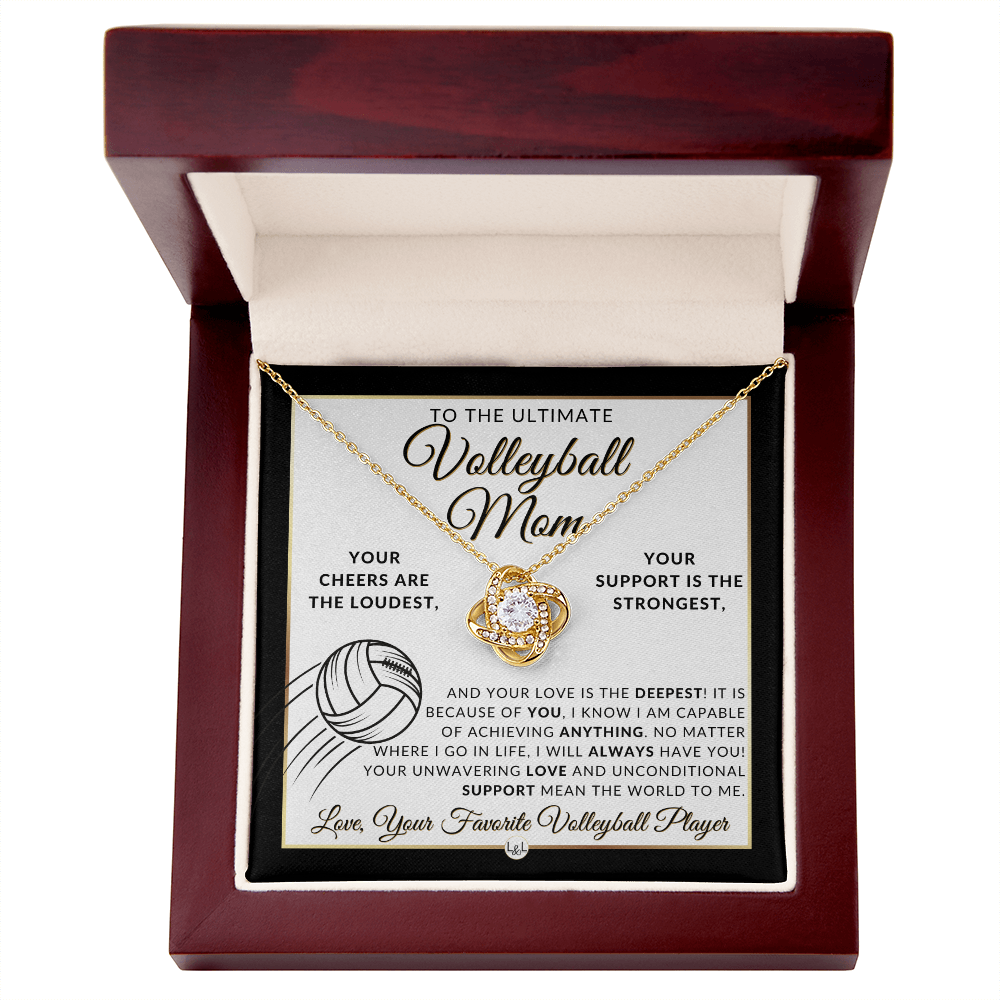 Ultimate Volleyball Mom Necklace - Gift for Volleyball Mom