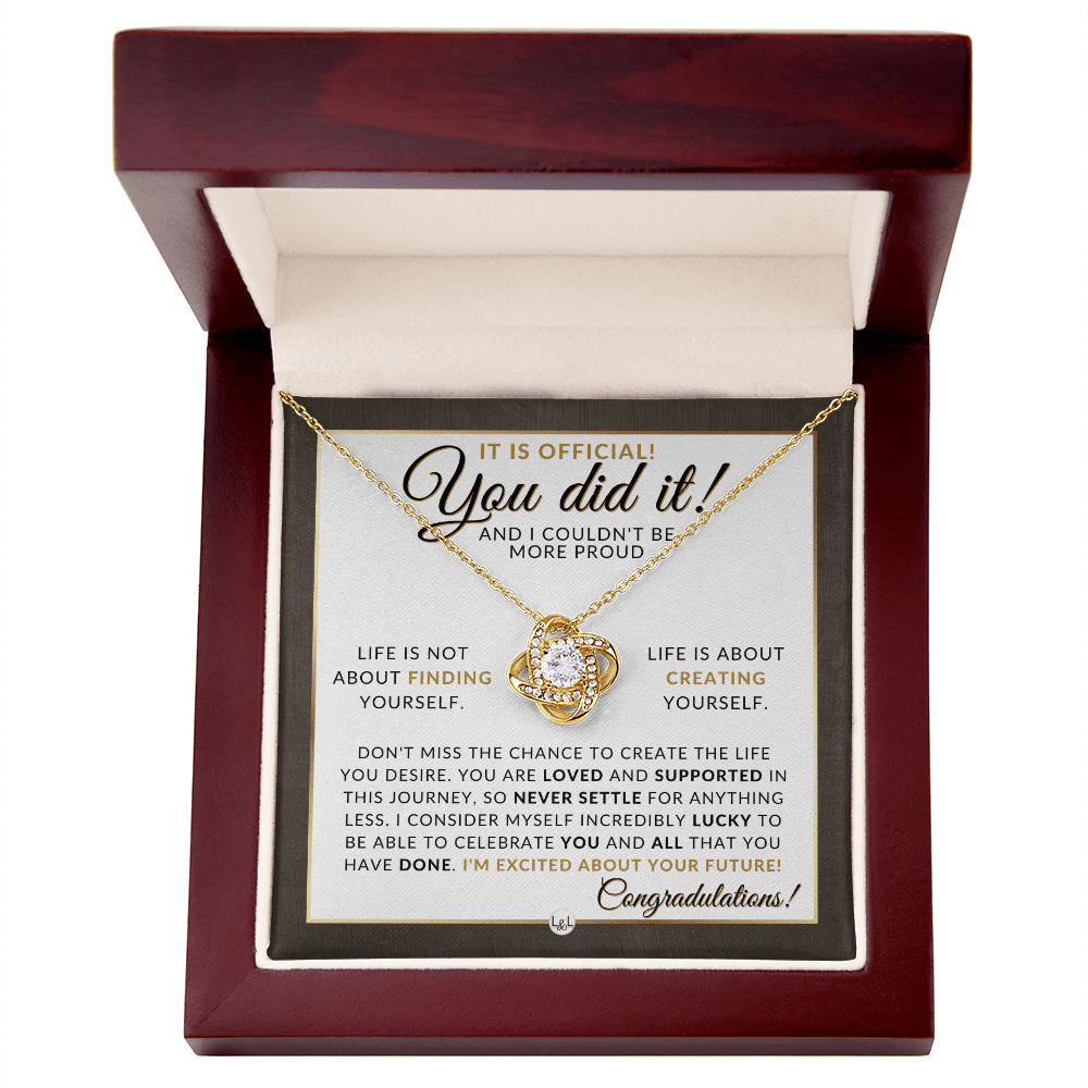 I Am Proud - Graduation Gift Idea For Her - Liliana and Liam