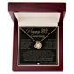 18th Anniversary For Wife - Elegant Knot Pendent Necklace - Liliana and Liam