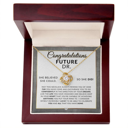 Match Day Gift, Medical Student Graduation, Resident Doctors Gift, Residency Match Day Gift, Happy Match Day, White Coat Ceremony - Meaningful Milestone Necklace - Graduation Gift For Her - Liliana and Liam