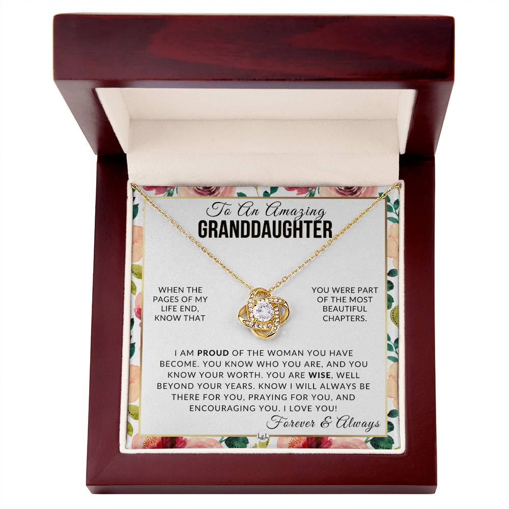 Granddaughter Gift - The Best Part - Meaningful Granddaughter Gift For Her Birthday, Christmas or For Graduation