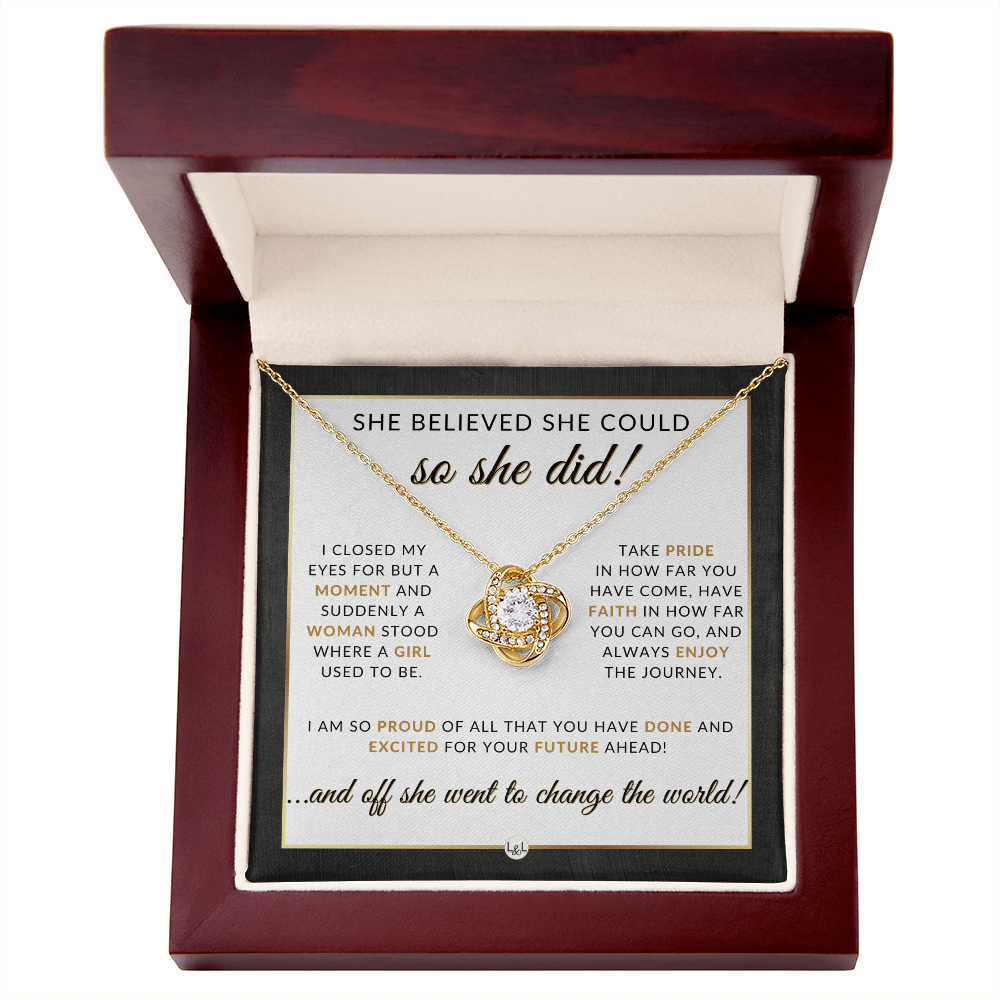 She Believed She Could - Graduation Gift for Her