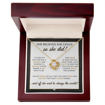 She Believed She Could - Graduation Gift for Her