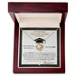 Master's Degree Grad Gift For Her - Beautiful Necklace + Heartfelt Graduation Message - Masters Program Graduation - Liliana and Liam
