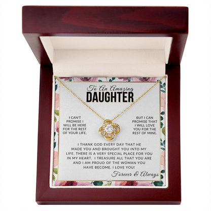Daughter Gift - I Love You - Meaningful Gift For Her Birthday, Christmas or For Graduation - Liliana and Liam