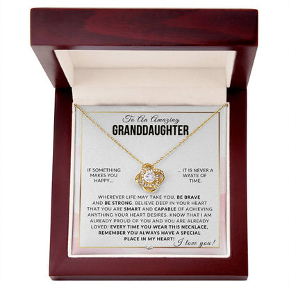 Granddaughter Gift - Be Brave, Be Strong Meaningful Granddaughter Gift For Her Birthday, Christmas or For Graduation - Liliana and Liam