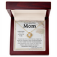 To my beautiful mom - love your son