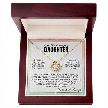 Daughter Gift - With All My Heart - Meaningful Gift For Her Birthday, Christmas or For Graduation - Liliana and Liam