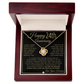 24th Anniversary Gift For Wife - Elegant Knot Pendent Necklace - Liliana and Liam
