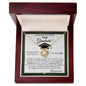 PhD Grad Gifts For Her Meaningful Milestone Necklace - Perfect Grad Gift For Completing Her Doctorate - Liliana and Liam
