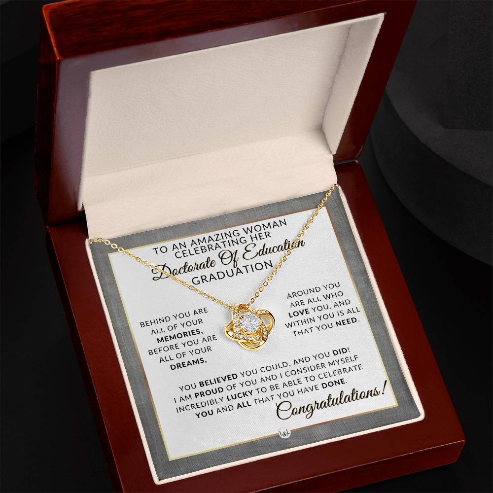 Doctorate of Education Gift - EDD Graduation Gift Idea For Her - 2024 Graduation Gift Idea For Her - Liliana and Liam